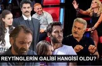 01 Ekim 2013 Salı reyting sonuçları!