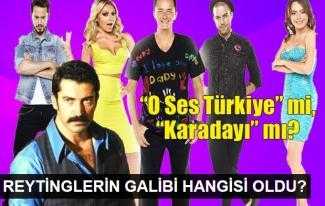 16 Eylül 2013 Pazartesi reyting sonuçları!
