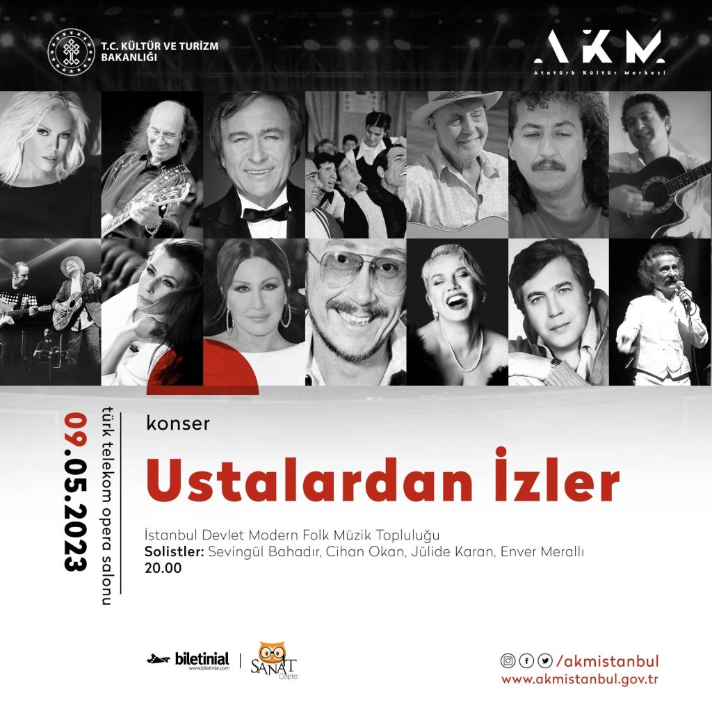 AKM’de "Ustalardan İzler" konseriyle müzik yolculuğu yaşanacak!