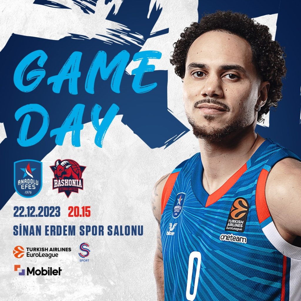 Anadolu Efes evinde Baskonia Vitoria-Gasteiz'ı ağırlayacak!