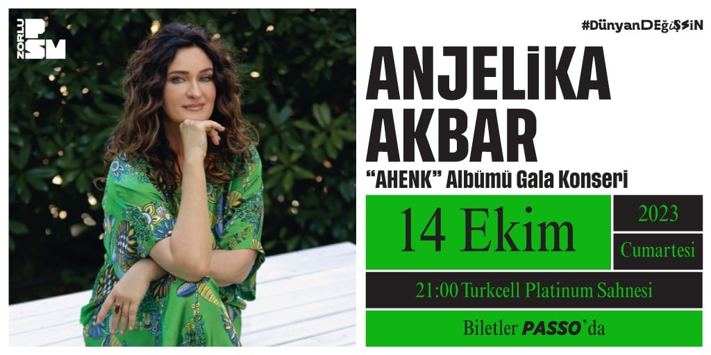Anjelika Akbar'ın “AHENK 432” albümü Zorlu PSM’de!