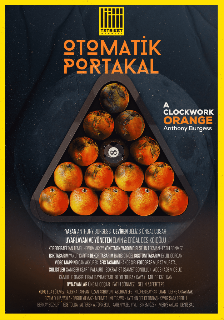 Anthony Burgess'in kült eseri "Otomatik Portakal" rap müzikali olarak Tatbikat Sahnesi'nde!