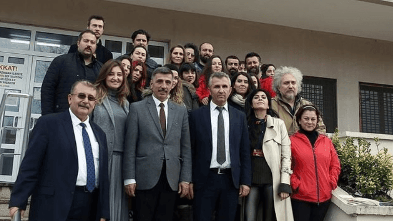Avlu dizisinin oyuncuları gerçek cezaevine gitti!