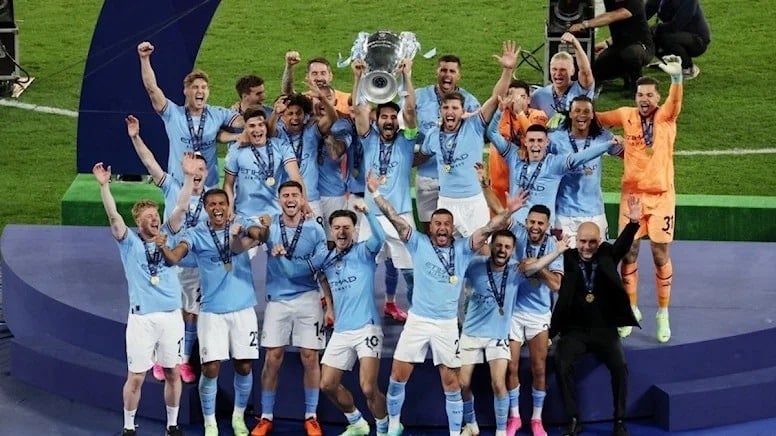 Avrupa'nın en büyüğü Manchester City oldu!