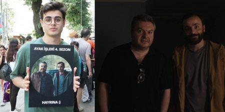 Ayak İşleri dizisi için lokma dağıttılar