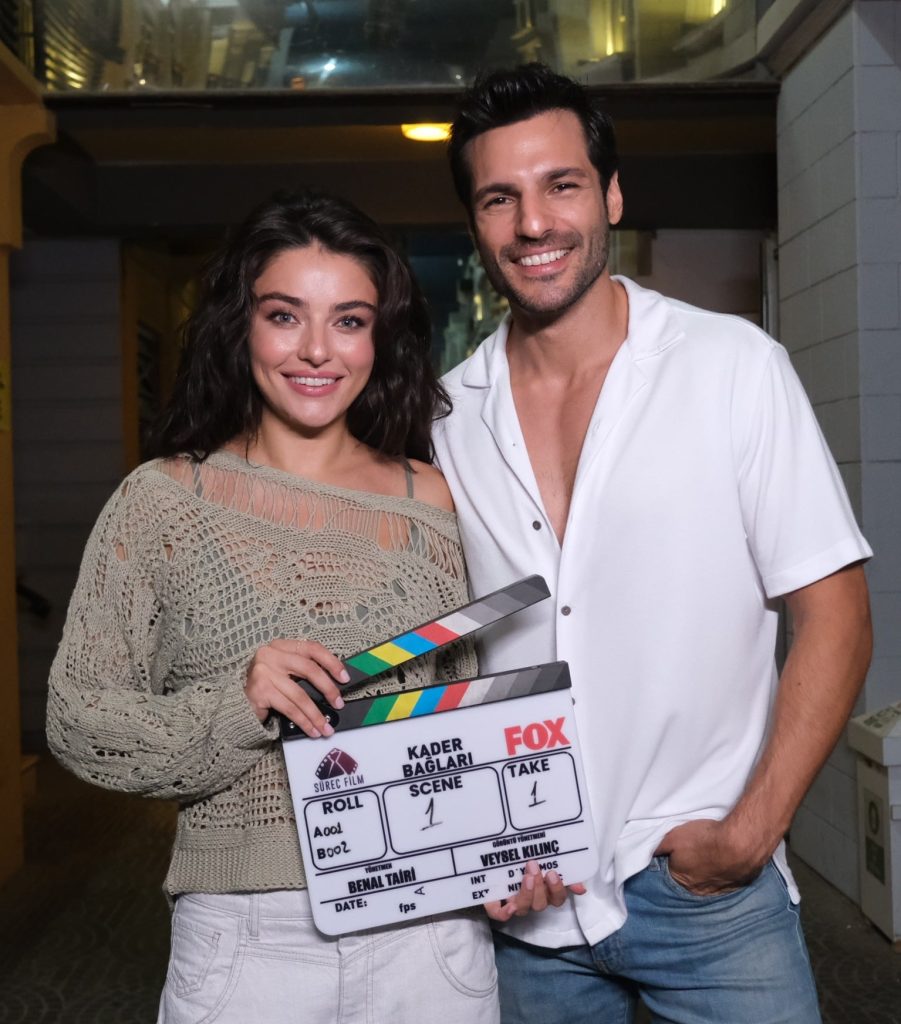 Ayça Ayşin Turan ve Serkan Çayoğlu "Kader Bağları"nın çekimleri için ilk kez buluştular!