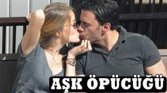Bade İşçil'den aşk öpücükleri!