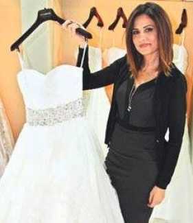 Beren'in gelinliği hazır