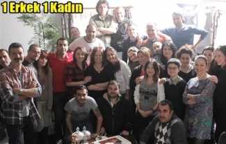 'Bir Erkek Bir Kadın' dizi ekibi neyi kutladı?