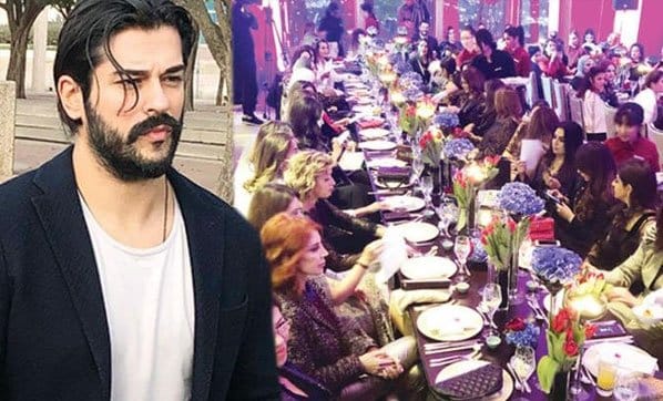 Burak Özçivit 80 Arap kadınla kral sofrasında buluştu!