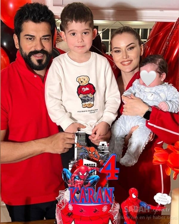 Burat Özçivit ile Fahriye Evcen'in oğlu Kerem'in yüzünü görenler şokta!