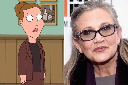 Carrie Fisher Family Guy'ın iki bölümünde yer alacak!