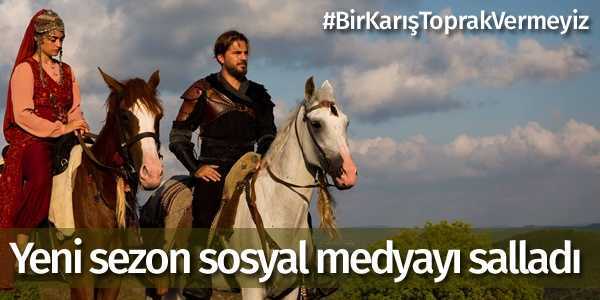 Diriliş Ertuğrul sosyal medyayı salladı