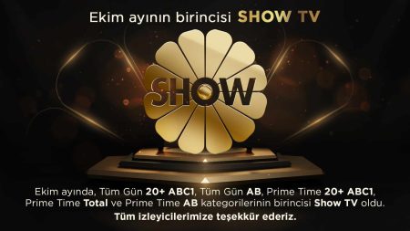 Ekim ayında en çok izlenilen kanal yine Show TV oldu!