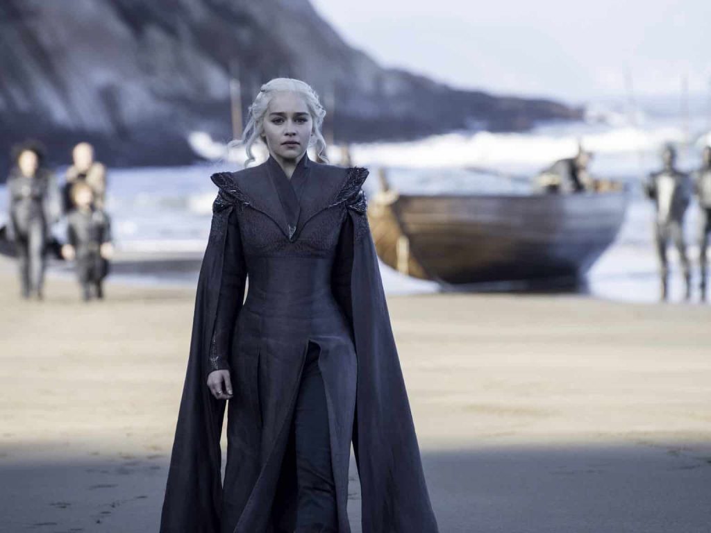 Emilia Clarke fenomen dizi Game of Thrones'a veda etti