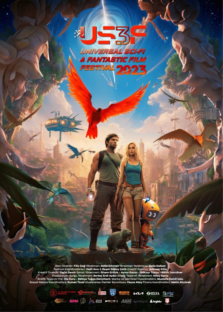 “Evrensel Bilim Kurgu ve Fantastik Film Festivali”, afiş tasarımıyla da ilklerin festivali olmayı sürdürüyor! “Evrensel Bilim Kurgu ve Fantastik Film Festivali”