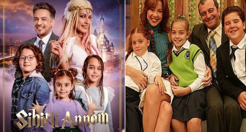 Exxen'in Sihirli Annem dizisinin afişi sosyal medyada ti'ye alındı!