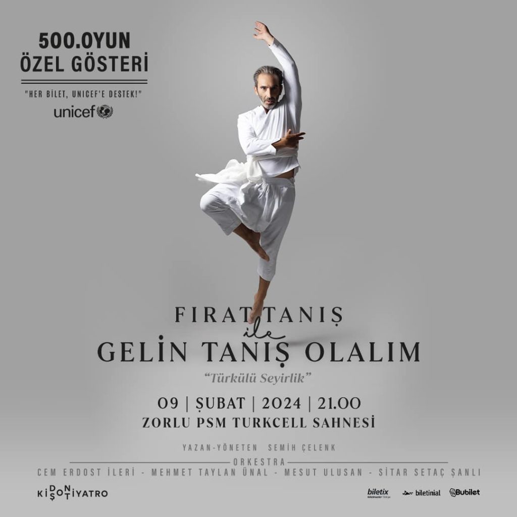 Fırat Tanış'ın 500. oyunu UNICEF için!