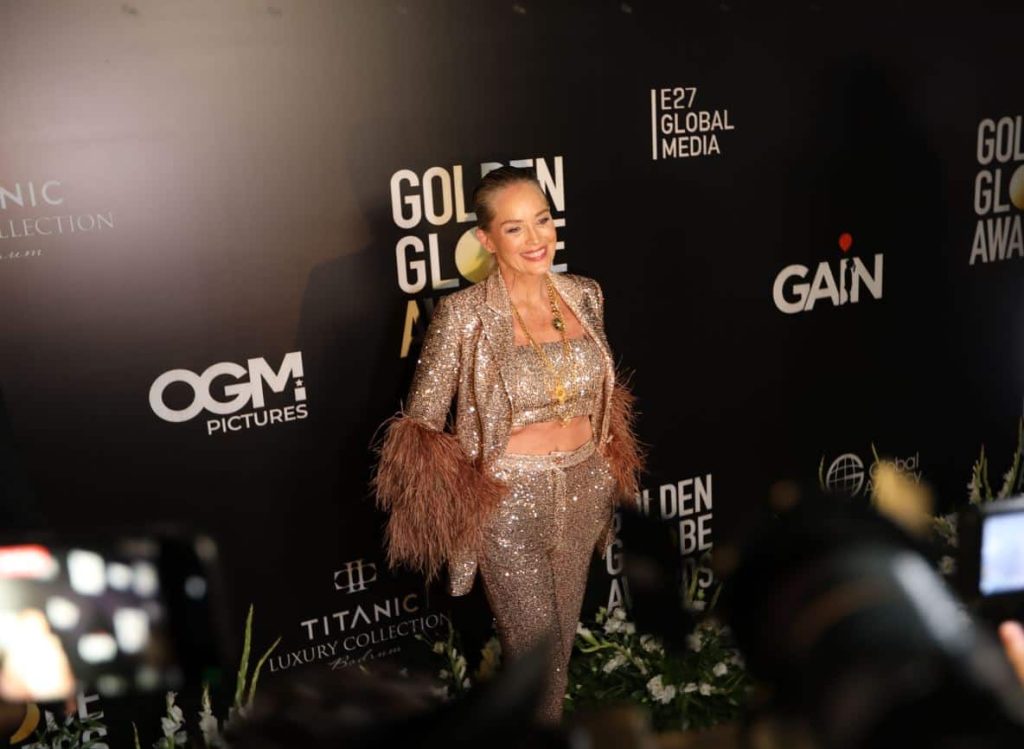 GAİN sponsorluğunda gerçekleşen ödül töreninde Sharon Stone