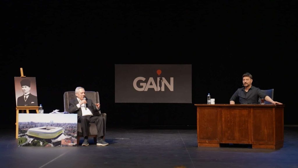 GAİN’de Oğuzhan Uğur’un programına Aziz Yıldırım konuk oldu