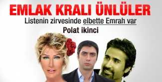 Gayrimenkul zengini ünlüler! İşte o liste!