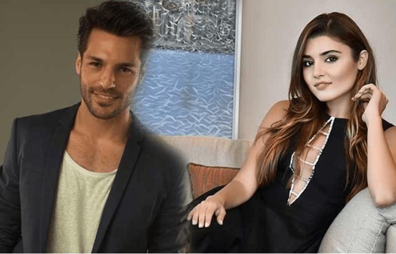 Halka'nın başrolü Serkan Çayoğlu'ndan partneri Hande Erçel'e destek tam!