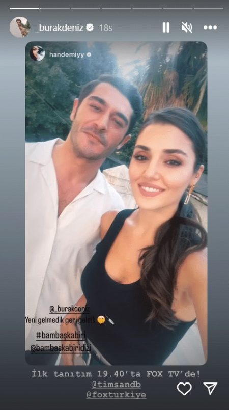 Hande Erçel ve Burak Deniz'den; "Yeni gelmedik geri geldik!"