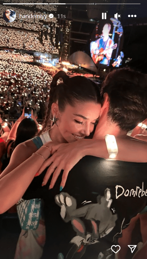Hande Erçel ve Hakan Sabancı çiftinden ilk paylaşım!