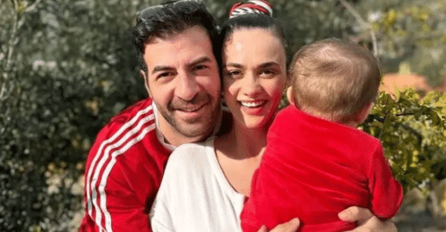 Hande Soral ve İsmail Demirci bebeklerinin yüzünü ilk kez paylaştı!