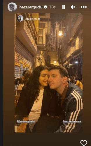 Hazar Ergüçlü, büyük aşkını ilan etti! Hazar Ergüçlü
