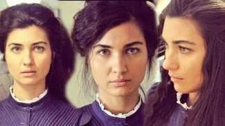 İmajı değişti! Tuba Büyüküstün 1940'lı yıllara döndü...