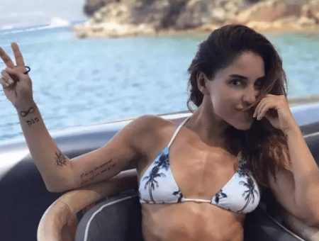 Irmak Ünal sıcak havanın tadının çıkardı