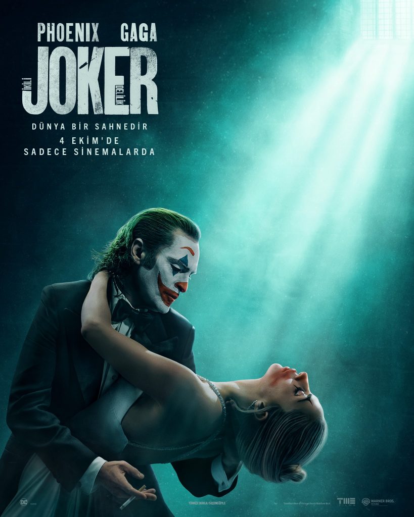 Joaquin Phoenix ve Lady Gaga’lı “Joker: İkili Delilik” filminin ilk posteri yayınlandı