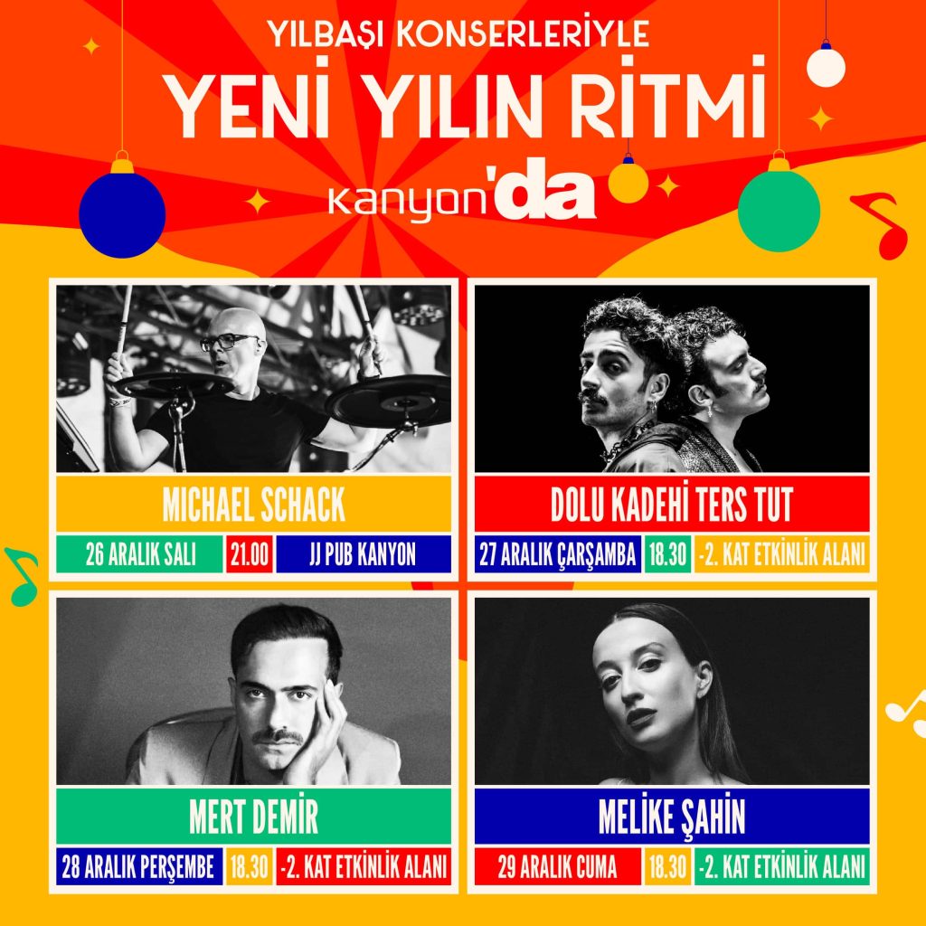 Kanyon'un yılbaşı sahnesine ünlü akını!