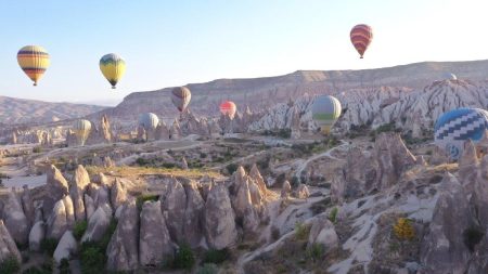 Kapadokya'da balon kazası!