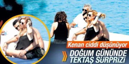 Kenan İmirzalıoğlu Sinem Kobal'a tektaş aldı