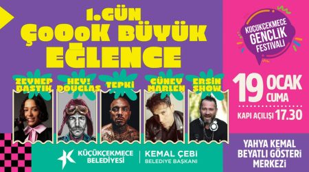 Küçükçekmece Gençlik Festivali birbirinden ünlü isimleri ağırlayacak