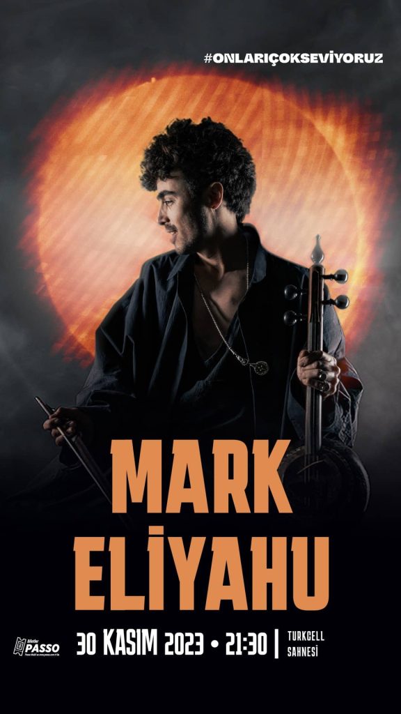 Mark Eliyahu ‘’About Love’’ turnesiyle 30 Kasım akşamı Zorlu PSM’de!