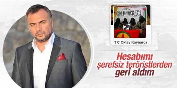 Oktay Kaynarca PKK'lıların hacklediği hesabını geri aldı