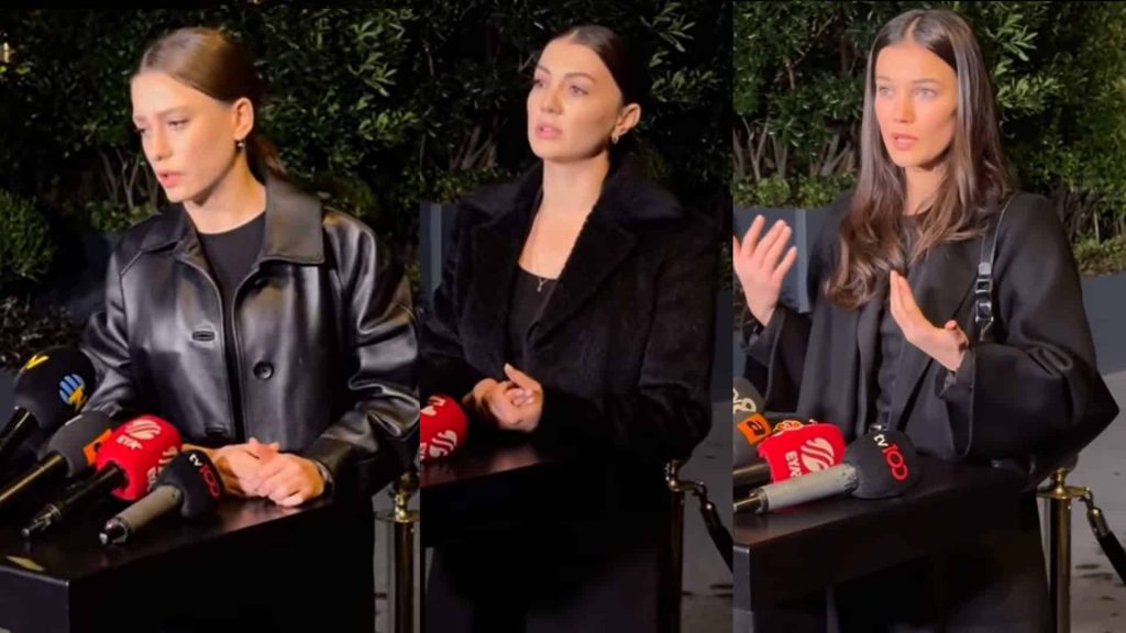 Ortak yayın öncesi ünlü isimlerden samimi açıklamalar! Serenay Sarıkaya