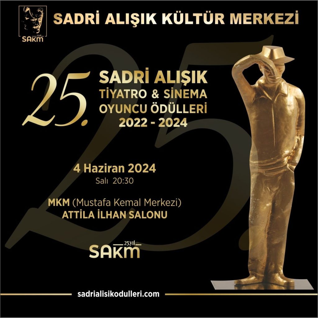 Sadri Alışık Tiyatro ve Sinema Oyuncu Ödülleri'nde Türker İnanoğlu unutulmadı