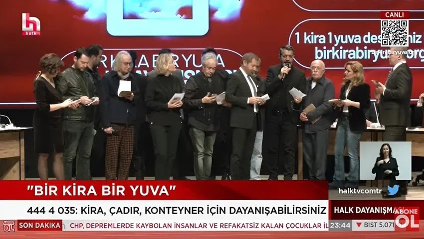 Sanatçılardan depremzedeler için düzenlenen ‘Bir Kira Bir Yuva’ kampanyasına destek yağdı!