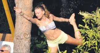 Serenay Sarıkaya ayrılık acısını bakın nasıl atıyor?