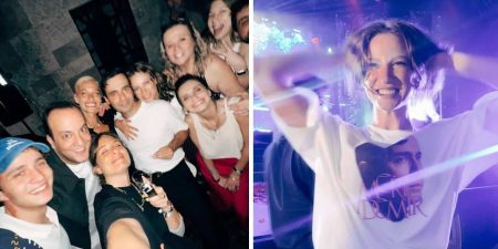 Serenay Sarıkaya sevgilisini yalnız bırakmadı