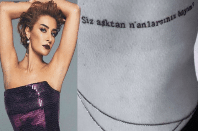 Sıla'nın dövmesindeki şiirin anlamını kendisi açıkladı! "Ahmet Kural'a gönderme değil"