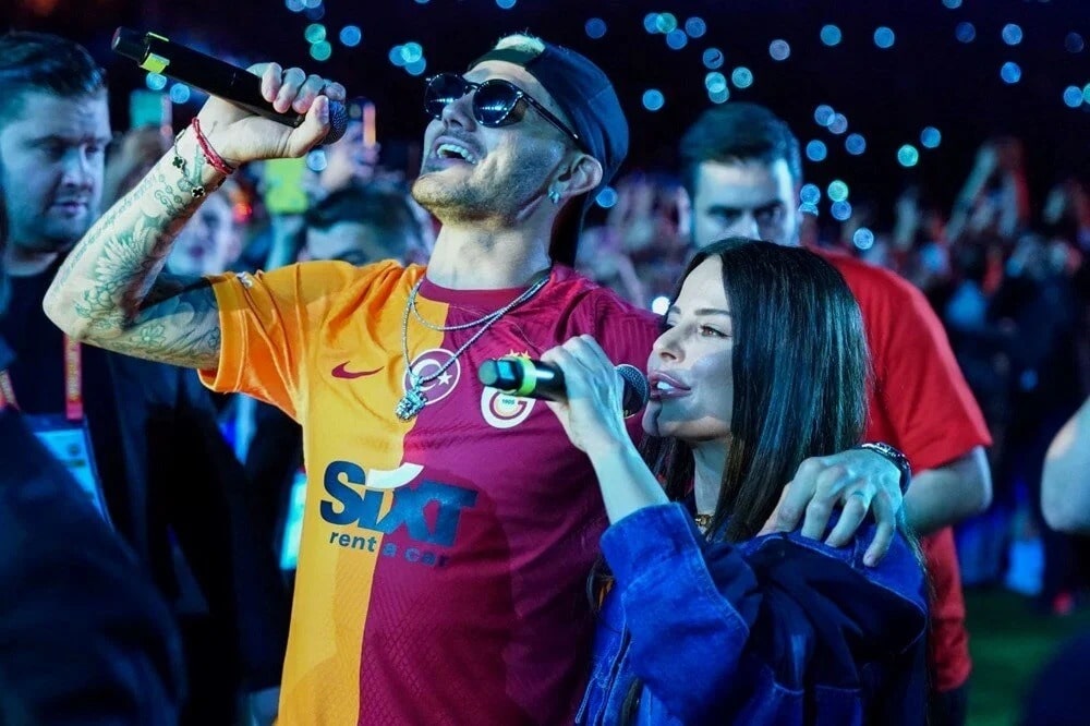 Simge ve Icardi'nin düeti geceye damga vurdu!