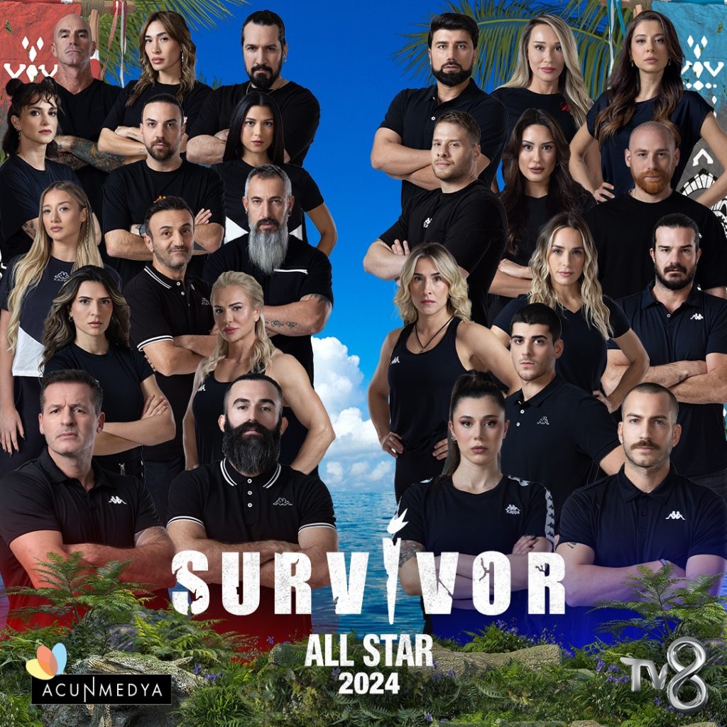 Survivor All Star 2024” 1 Ocak Pazartesi TV8’de başlıyor!