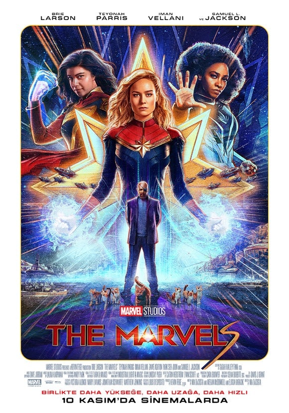 The Marvels’tan yeni fragman yayında! Ekip muhteşem afişte bir arada!
