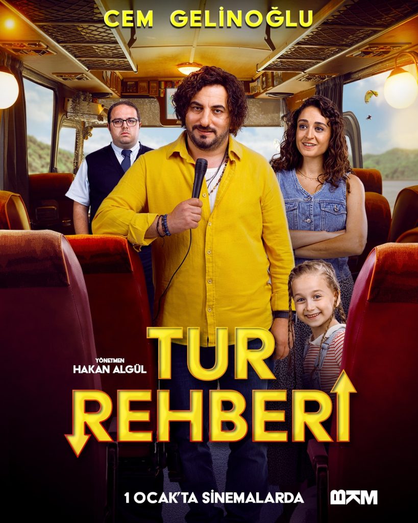 Tur Rehberi’nin afişi belli oldu! Cem Gelinoğlu imzalı ‘Tur Rehberi’ 1 Ocak'ta sinemalarda!