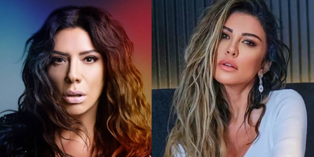 Ünlü şarkıcılar birbirine düştü